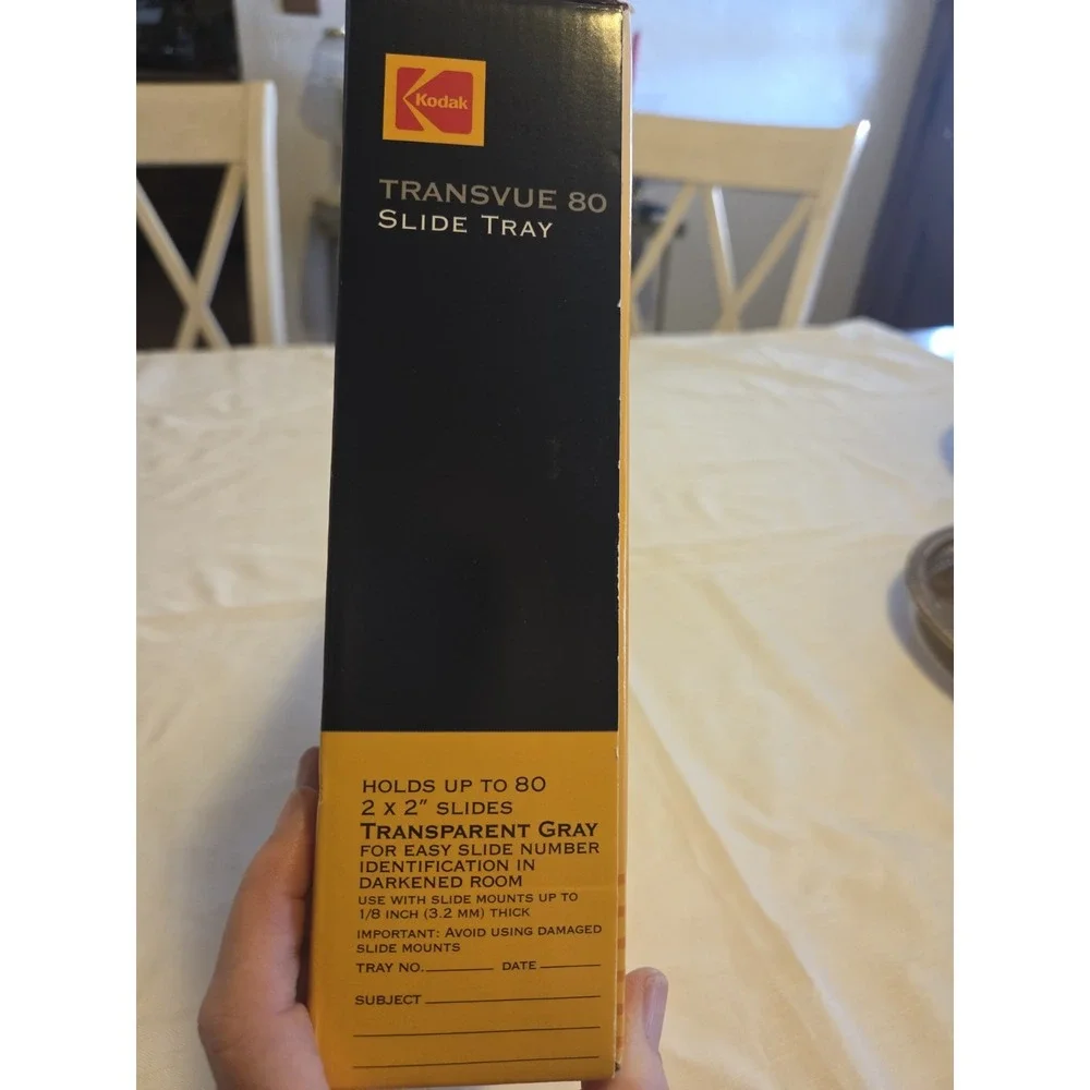 Vintage Kodak Carousel Transvue 80 Slide Tray Chargeur Original Box